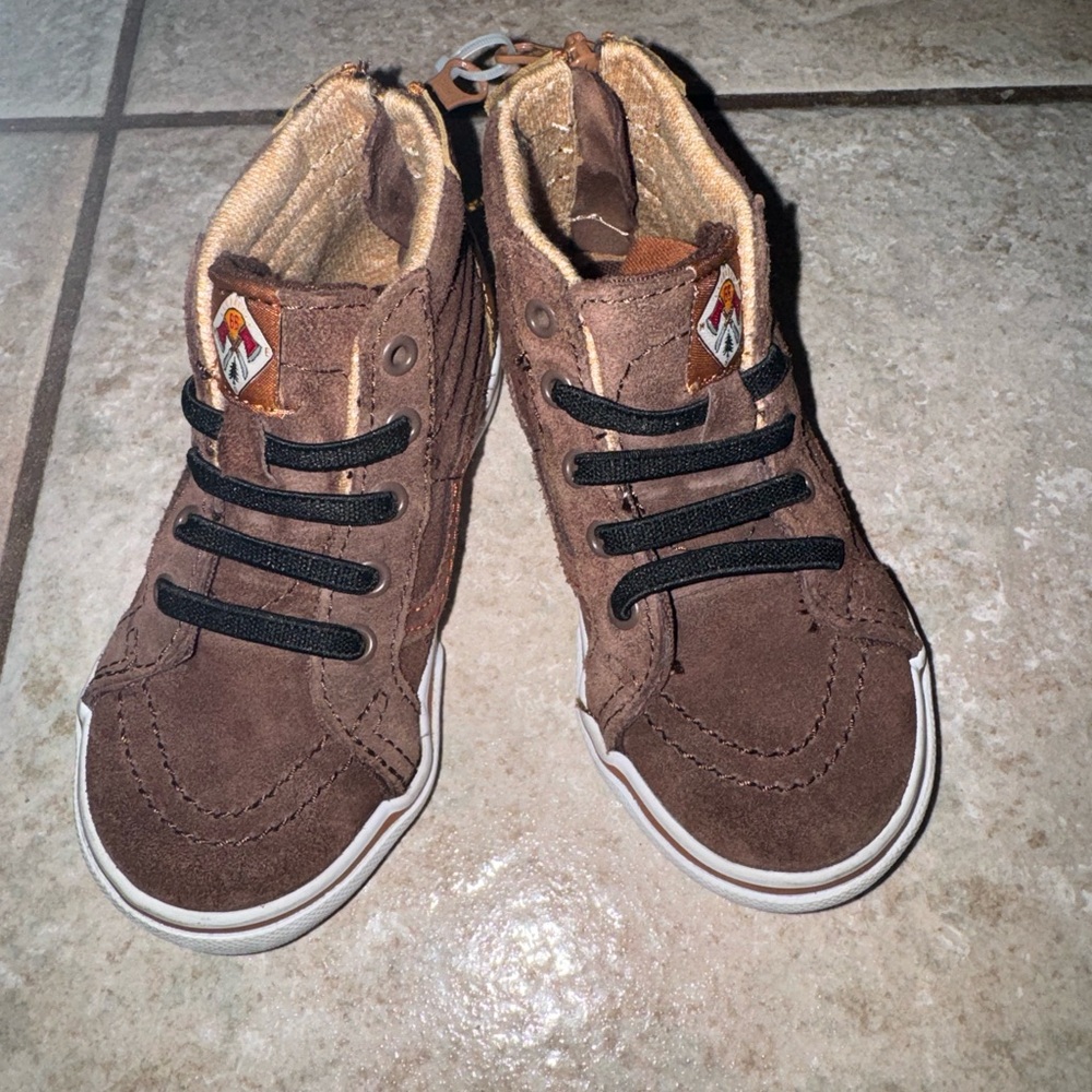 Boys Vans, toddler size 8C